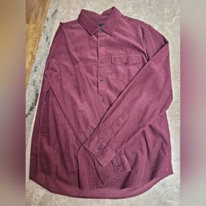 Men's American Eagle Courdoroy Button Down Shirt